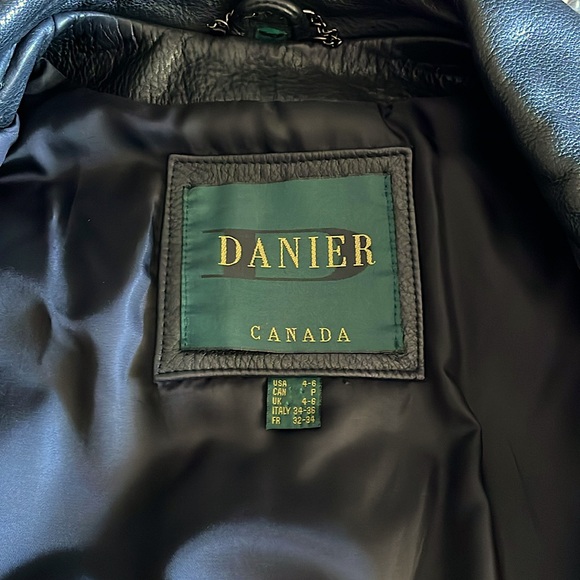 Vintage Danier Leather Anorak - Picture 5 of 5